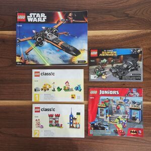 LEGO Instruction Manuals ONLY Lot of 5 Star Wars Classic Hero 75102 10698 10672